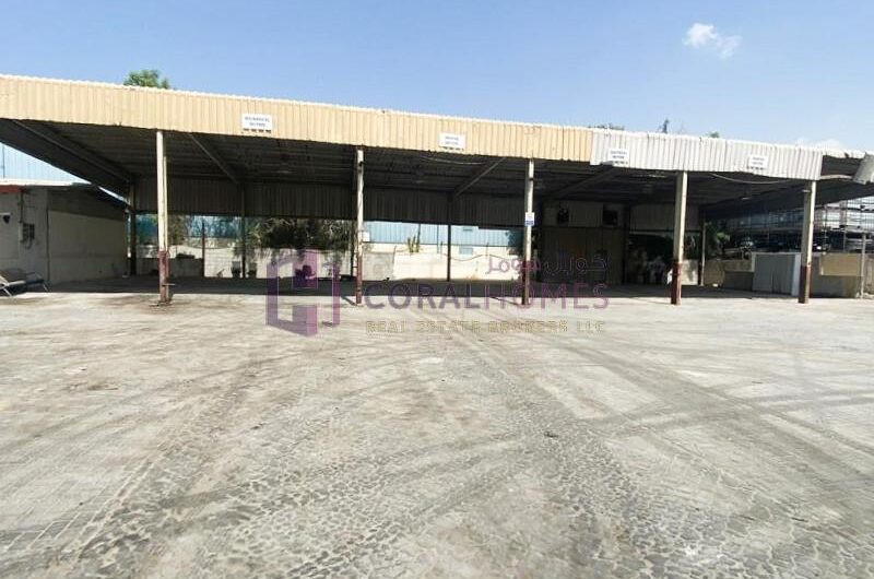 Fully Interlocked Open Yard | Open Shed | Office