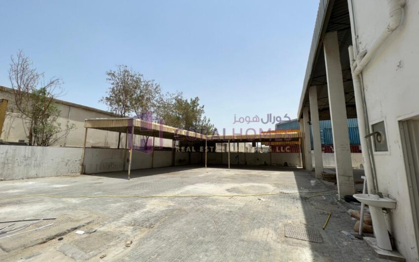 Fully Interlocked Open Yard | Open Shed | Office
