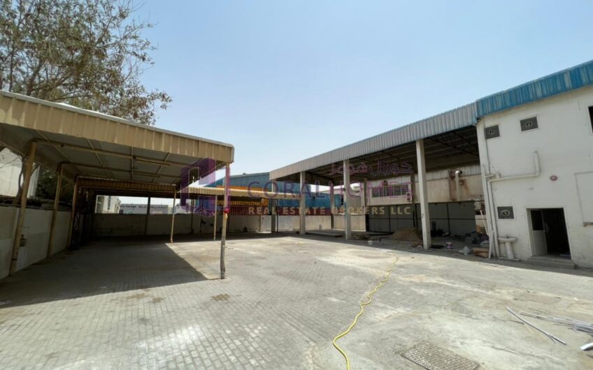 Fully Interlocked Open Yard | Open Shed | Office